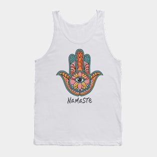 Namaste - Hamsa hand Tank Top